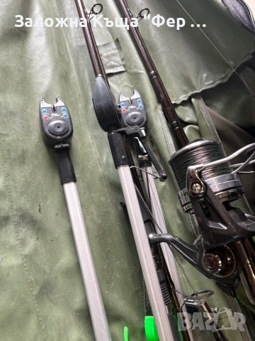 Въдици с макари и сигнализатори, снимка 3 - Въдици - 54146708