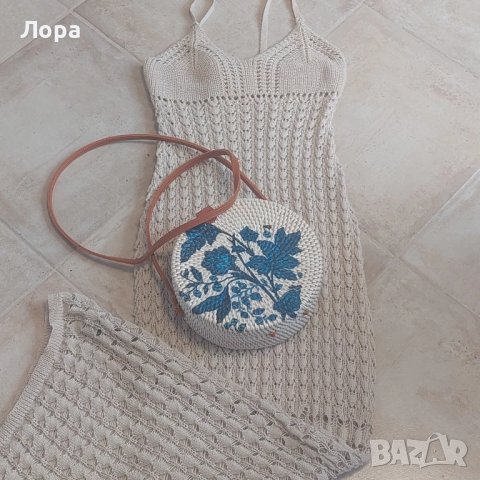 Дамска рокля плетиво , снимка 3 - Рокли - 50838977