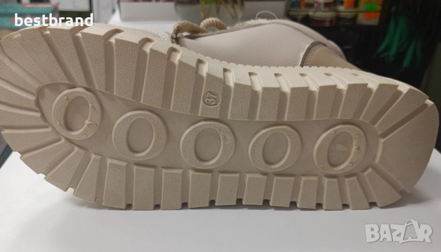 Дамски топли кецове от изкуствена кожа, код 352/45, снимка 4 - Маратонки - 52520418