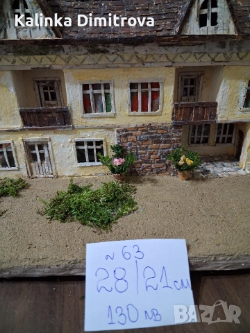 Макети на къщи-ръчна изработка., снимка 16 - Декорация за дома - 53055387