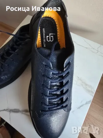 Нови мъжки обувки Luchiano Bellini, снимка 3 - Спортно елегантни обувки - 48741525
