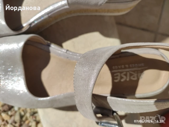 Естествена кожа Arise , снимка 7 - Сандали - 50527498