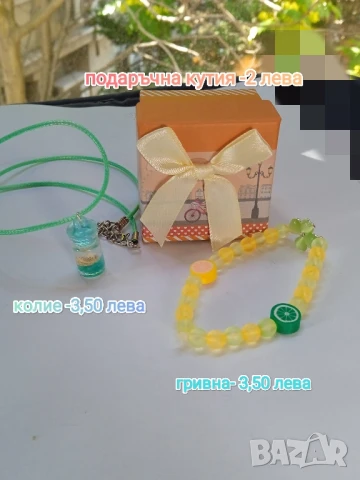 Ръчно изработени гривнички, колиета и обеци, снимка 5 - Колиета, медальони, синджири - 51015827