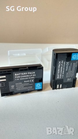 Батерия LP-E6 за Canon Mark II,Mark III,5D,6D,7D,60D,60Da,70D,80D, снимка 1 - Батерии, зарядни - 30207604