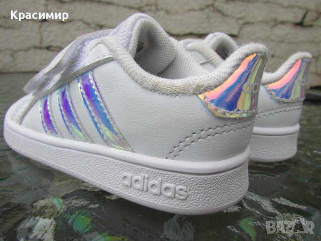 Бебешки маратонки Adidas Grand Court, снимка 6 - Бебешки обувки - 40813867