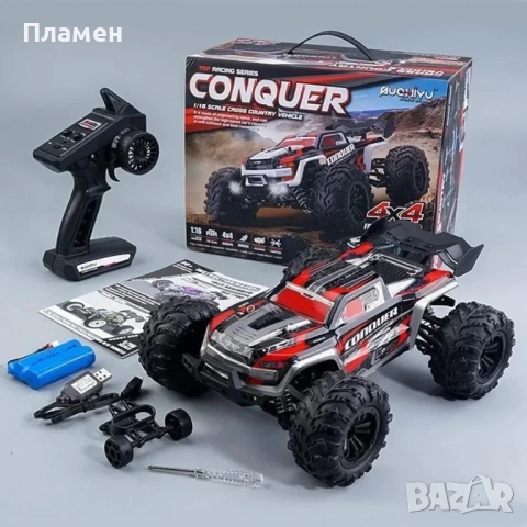 RC Car Кола с дистанционно управление Conquer 7.4V 1300 Ah 50+km.h., снимка 2 - Друга електроника - 51629758