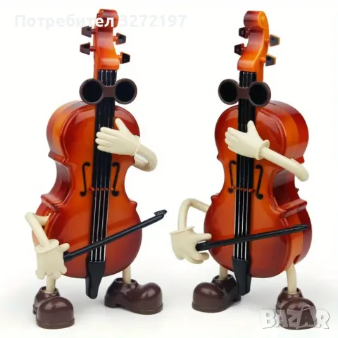 Музикална кутия Цигулка.танцуваща,с движение, снимка 5 - Декорация за дома - 48194794