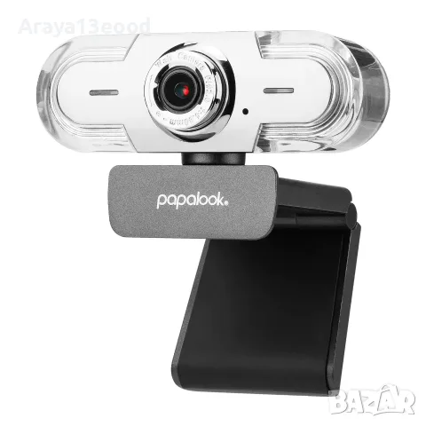 Уеб камера papalook PA452 Full HD 1080p с микрофон и ръчен фокус