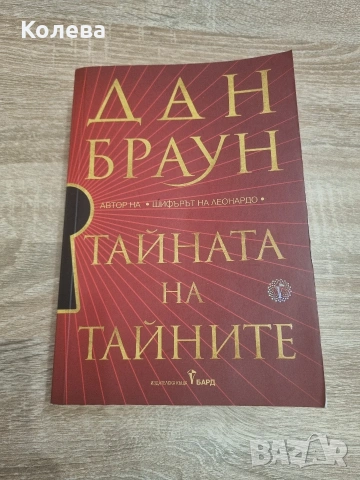 Книга "Тайната на тайните" Дан Браун