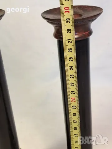 два масивни метални свещника 6/3, снимка 4 - Декорация за дома - 49272353