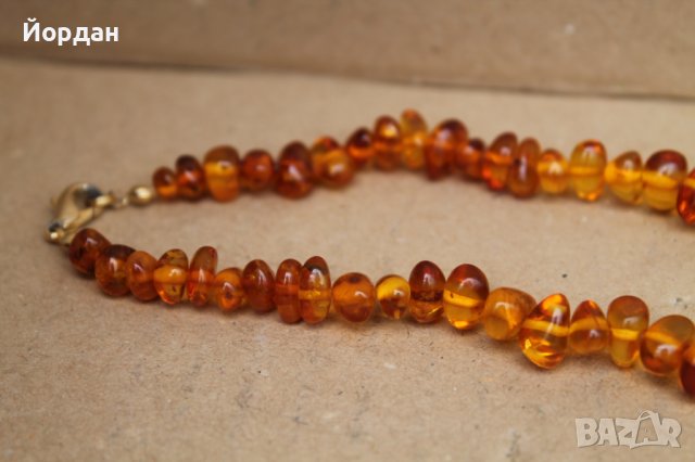 Дамски гердан кехлибар, снимка 8 - Колиета, медальони, синджири - 37990041