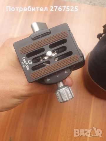 Leofoto NB-46 професионална глава за статив с пластина за бързо освобождаване NP-60, снимка 5 - Чанти, стативи, аксесоари - 42042927