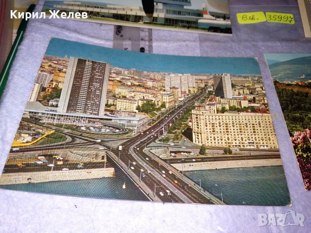 ЛОТ 4 СТАРИ ПОЩЕНСКИ КАРТИЧКИ - ВАРНА ФЛОРЕНЦИЯ МОСКВА ГРАДСКИ ИЗГЛЕДИ ЧНГ АВИАЦИЯ 35997, снимка 5 - Филателия - 39432887
