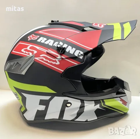 Кросова каска FOX, Full Face, DOT - Size: L - Вело, Мото, Скутер, Бъги, снимка 5 - Аксесоари за велосипеди - 47280976