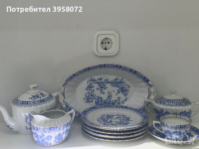 Троен сет Seltmann Weiden от серията China Blue, снимка 9 - Други - 44745112