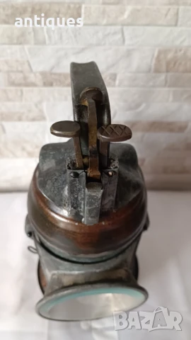 Стар немски ЖП фенер - 1940 година - WWII, снимка 7 - Антикварни и старинни предмети - 50625731