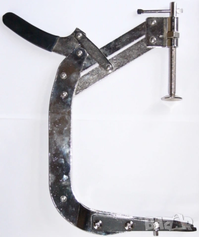 Оригинал UNITOOL СКОБА 70-145 мм Компресор за Пружини на Клапани на Двигатели Бензин и Дизел БАРТЕР, снимка 2 - Други инструменти - 54176047