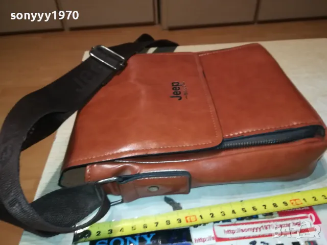 JEEP-КОЖЕНА ЧАНТА ВНОС SWISS 2801251937, снимка 2 - Чанти - 48869420