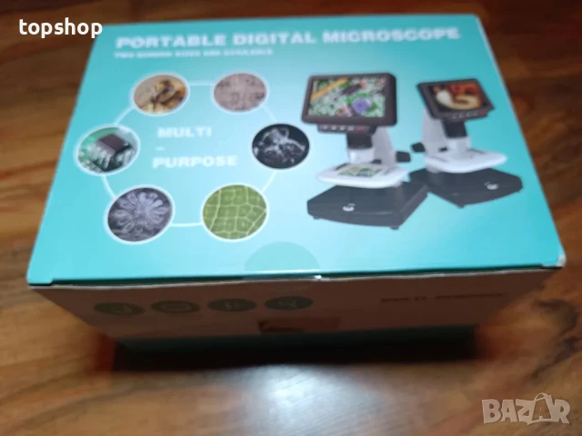 ЗАПЕЧАТАН, НЕОТВАРЯН, буквално нов преносим многофункционален цифров микроскоп YS020 5", снимка 7 - Друга електроника - 50552487