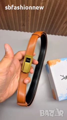 YSL колан естествена кожа, снимка 3 - Колани - 55771693