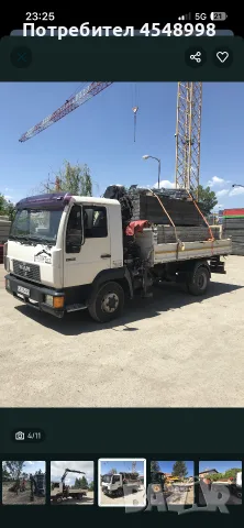 Транспортни услуги / Самосвал с кран / Камион с кран / Мини багер, снимка 2 - Услуги с автокран - 55833306
