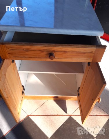 Долен кухненски шкаф от чам с термоплот и,чекмедже и 2 вътрешни прегради, снимка 4 - Шкафове - 44314017