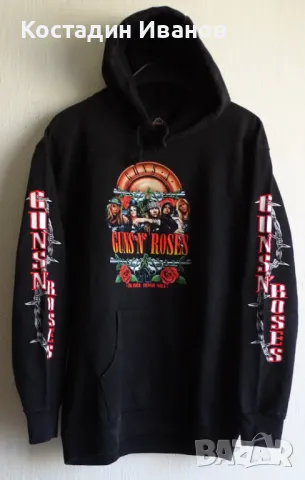 Guns N' Roses мъжки рок суичър, снимка 4 - Суичъри - 49348181