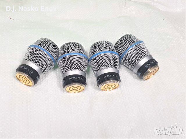 Shure RPW120 Beta 87A Supercardio кондензаторна сменяема глава за микрофон - последна версия х 4 бр, снимка 1 - Микрофони - 30908549
