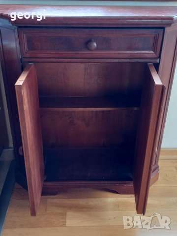 Ретро дървен шкаф масив, снимка 10 - Бюфети - 37343454