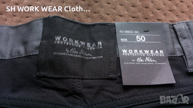 Clas Ohison Stretch Work Wear Trouser размер 50 / M работен панталон W4-7, снимка 12 - Панталони - 42239193
