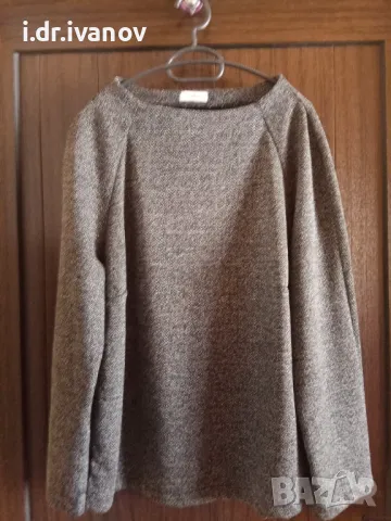 страхотна сива елегантна блуза, снимка 3 - Блузи с дълъг ръкав и пуловери - 49235555