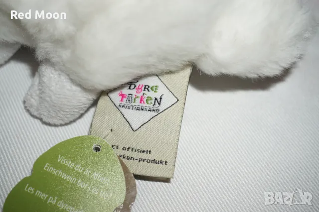 Бял Плюшен Заек 17см, снимка 10 - Плюшени играчки - 47390306