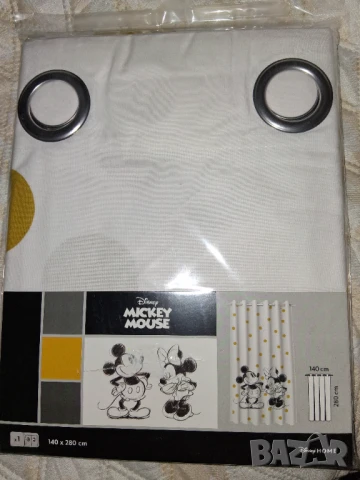 завеса за детска стая Мики Маус 140/280sm, снимка 5 - Пердета и завеси - 50500927