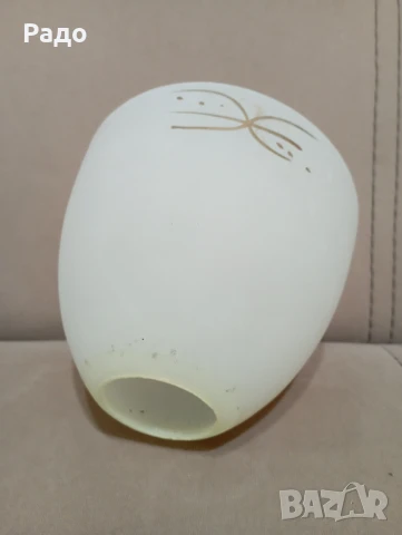 Стъклен абажур. Стъкло за лампа. Чашка за полилей, снимка 4 - Други - 51383267