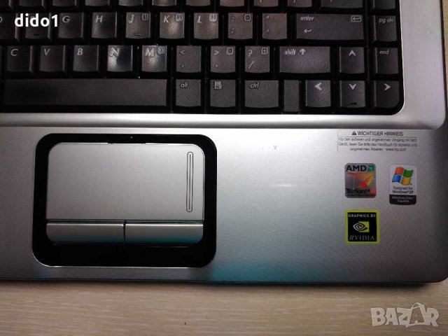 Лаптоп HP Pavilion DV6000 употребяван , снимка 3 - Лаптопи за дома - 29444262