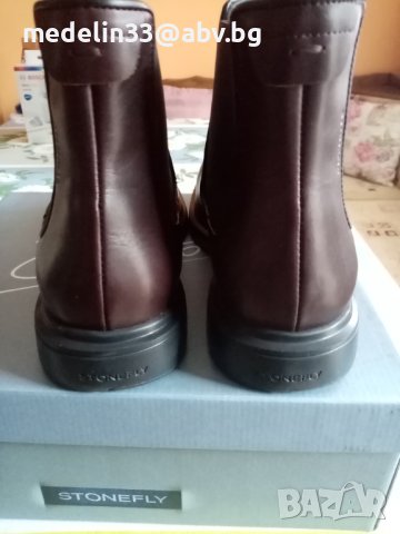 Stonefly Италиански мъжки боти 44, ест. кожа, нови, снимка 4 - Мъжки боти - 42311036