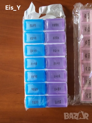 Pill Box НОВИ Кутии за лекарства (хапчета, таблетки, капсули), за седмица, за път, снимка 8 - Кутии за храна - 51900974