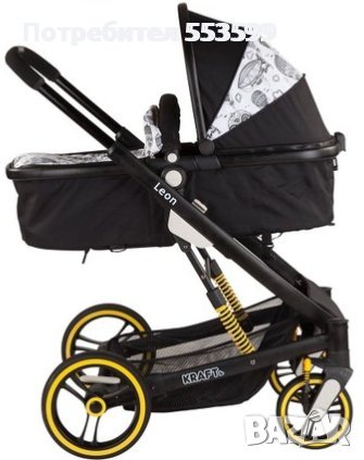 Детска количка - Kraft Leon Travel Sistem НОВА !!!, снимка 4 - Детски колички - 37306361