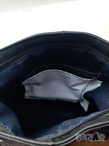 Дамска чанта от естествена кожа , снимка 2 - Чанти - 52826486
