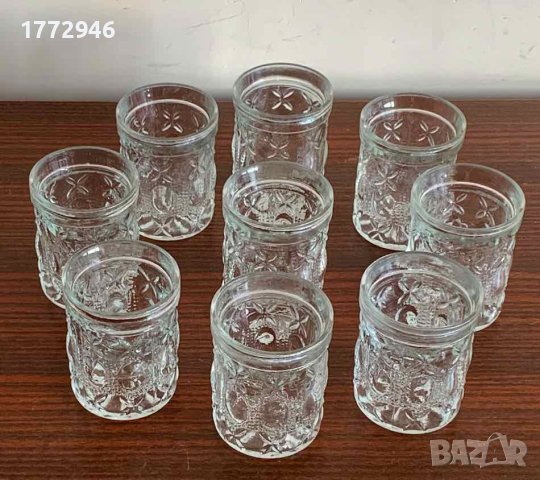Стъклени чаши 12 бр (100 мл 9 броя, 200 мл 3 броя), снимка 3 - Чаши - 42592166