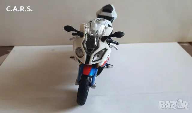 BMW S 1000RR Sports Bike Maisto - Мащаб 1:12, снимка 6 - Коли, камиони, мотори, писти - 55787853