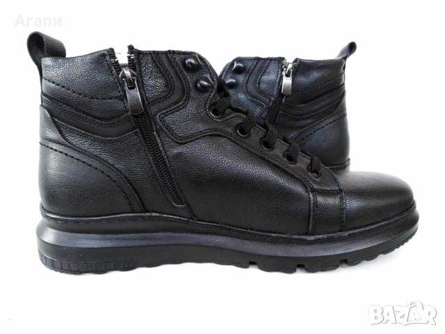 Мъжки боти "Boa" от естествена кожа нови № 41, снимка 3 - Мъжки боти - 39647795