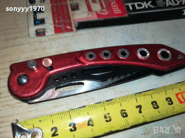 АВТОМАТИЧНА НОЖКА-ЧЕРВЕНА 0509251312, снимка 8 - Ножове - 51615047