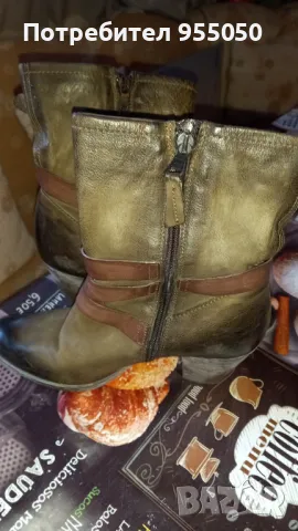 Дамски ботуши от естествена кожа, снимка 2 - Дамски ботуши - 47481181