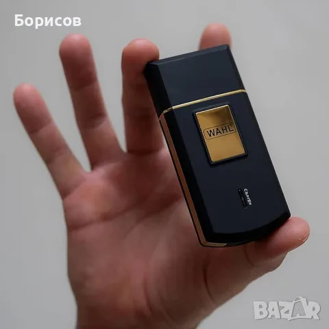 КОМПАКТНА ЕЛЕКТРИЧЕСКА САМОБРЪСНАЧКА Wahl Travel Shaver Gold Edition, снимка 11 - Електрически самобръсначки - 55851520