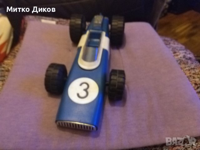 Формула-1 детска пластмасова количка от соца голяма  370х165х75мм, снимка 6 - Коли, камиони, мотори, писти - 42796216