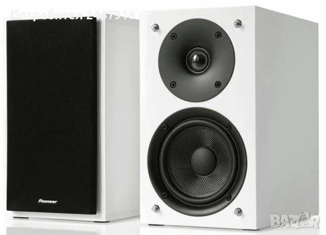 HiFi Тонколони Pioneer S-P01 бял гланц