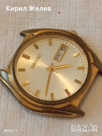 Класически модел мъжки часовник SEIKO JAPAN MOVT красив стилен дизайн 38811, снимка 6 - Мъжки - 55878241