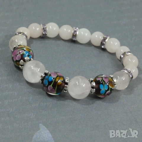 ⚜️ Гривни с камъни, кристали, талисмани, снимка 14 - Гривни - 50889257