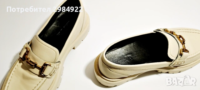 Обувки Massimo Dutti кравешка кожа номер 37 Стелка 24cm , снимка 14 - Дамски ежедневни обувки - 53297628